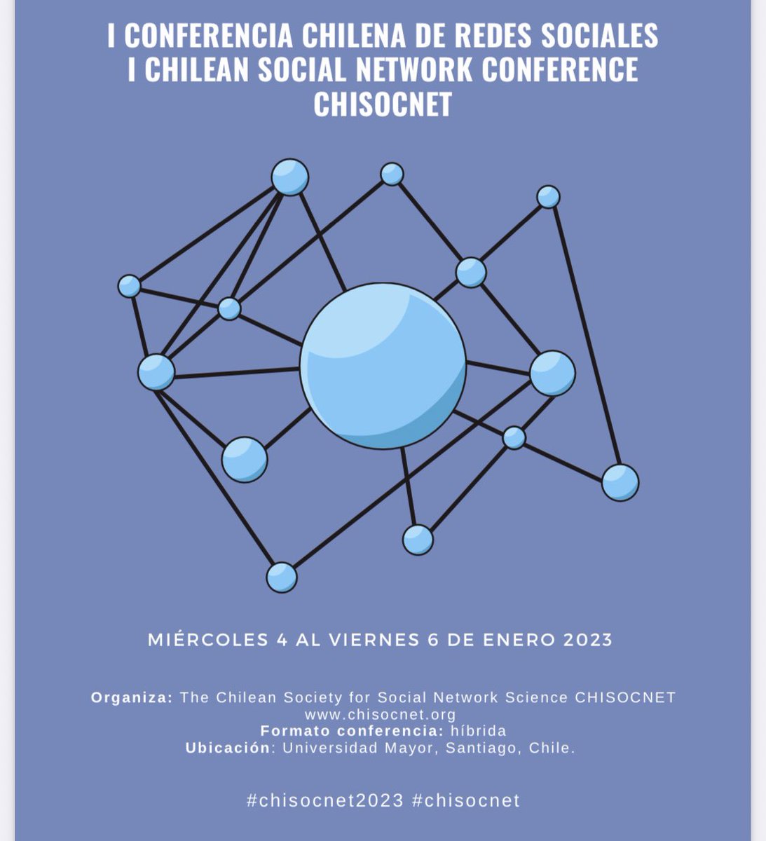 DaliaMMT's tweet photo. Mañana nos presentamos en Santiago de Chile 🇨🇱 en la I conferencia de redes sociales @chisocnet En este modelo híbrido, hablaremos de TikTok y comunicación política con @CitlaLuque1 #chisocnet2023 #chisocnet @PolitologosD @DoctoradoComUIA @MtriaIberoCom https://t.co/xo3nvy7WkA