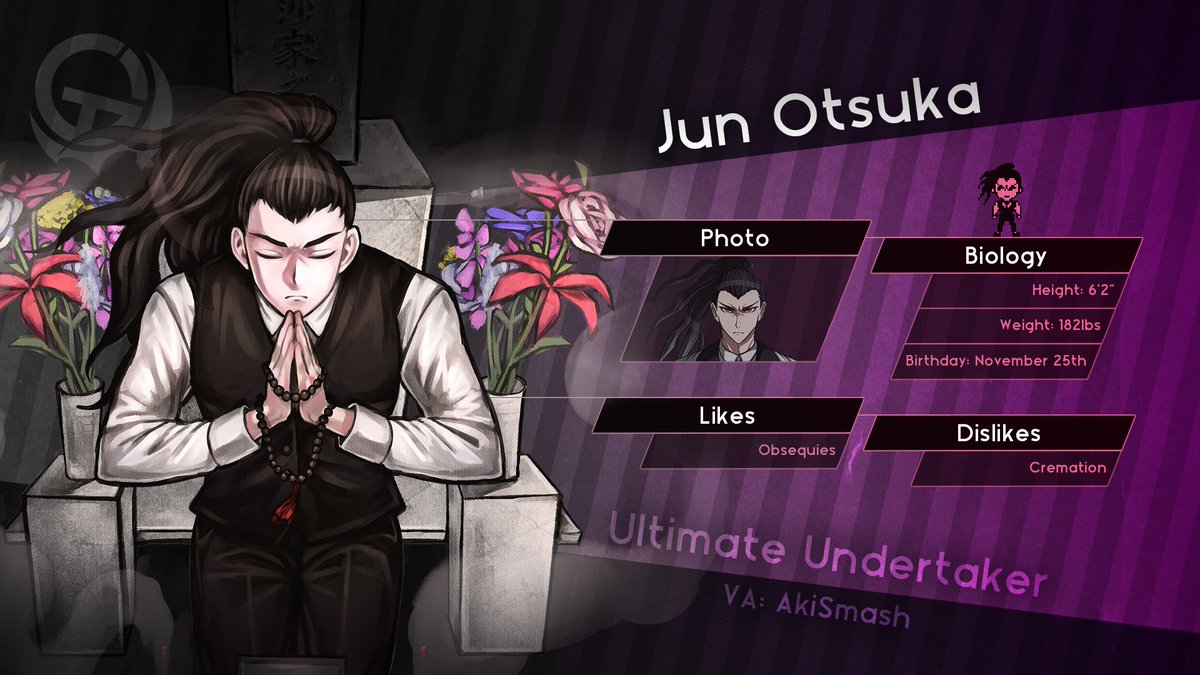 Meet Jun Otsuka, the Ultimate Undertaker! ⚰

Jun's courteous and soft-spoken demeanor serves to comfort his clients. He believes in respecting the dead and seeks to avoid conflict whenever possible.