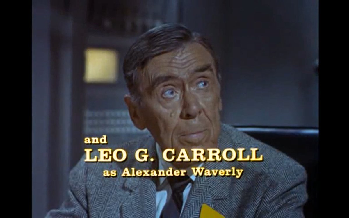 Although I preferred The Man From UNCLE in B&W, I have to admit it's a treat to see Carroll's blue eyes.

#encycloids #leogcarroll #manfromuncle #alexanderwaverly #monochrome #blackandwhiteTV