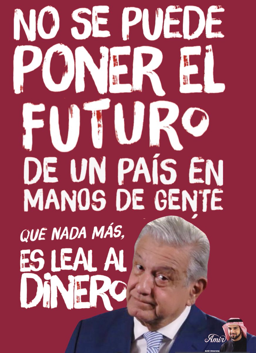 Frases_De_AMLO's tweet photo. #Amlo: "Cuando dicen hay que buscar el acuerdo con los intelectuales, con los empresarios, con los de arriba, pues sí, hay que gobernar para todos, pero no se puede poner el futuro, la transformación de México en manos de gente que nada más sean leales al dinero" https://t.co/IZRcZNPcv6