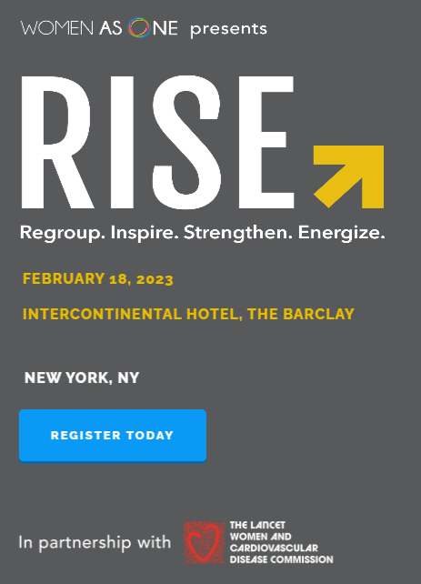 Register TODAY for #RISE presented by <a href="/WomenAs1/">Women As One</a> 

Directed by <a href="/Drroxmehran/">Dr Roxana Mehran</a> and <a href="/azinp/">Azin Parhizgar, PhD</a> 

Keynote speakers: #EricCollins <a href="/GeenaDavisOrg/">Geena Davis Institute</a> <a href="/SashaShillcutt/">Sasha Shillcutt MD</a> 

Also featuring <a href="/DrMarthaGulati/">Dr. Martha Gulati ♥️🫀❤️‍🩹🇨🇦</a> #SharonneHayes #PamelaDouglas <a href="/MariellJessup/">Mariell Jessup</a> and so many more talented #women!!!