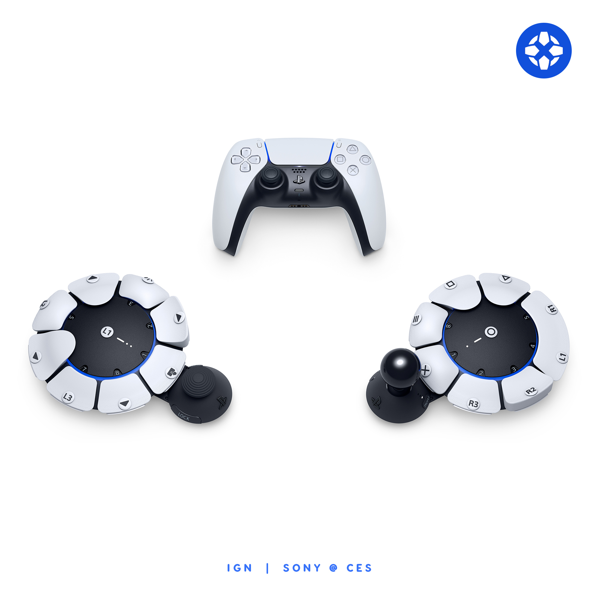IGN on Twitter: "PlayStation has revealed a brand new accessibility controller kit in development PlayStation 5, and its codename is Project Leonardo. https://t.co/wr56NinAlr" / Twitter