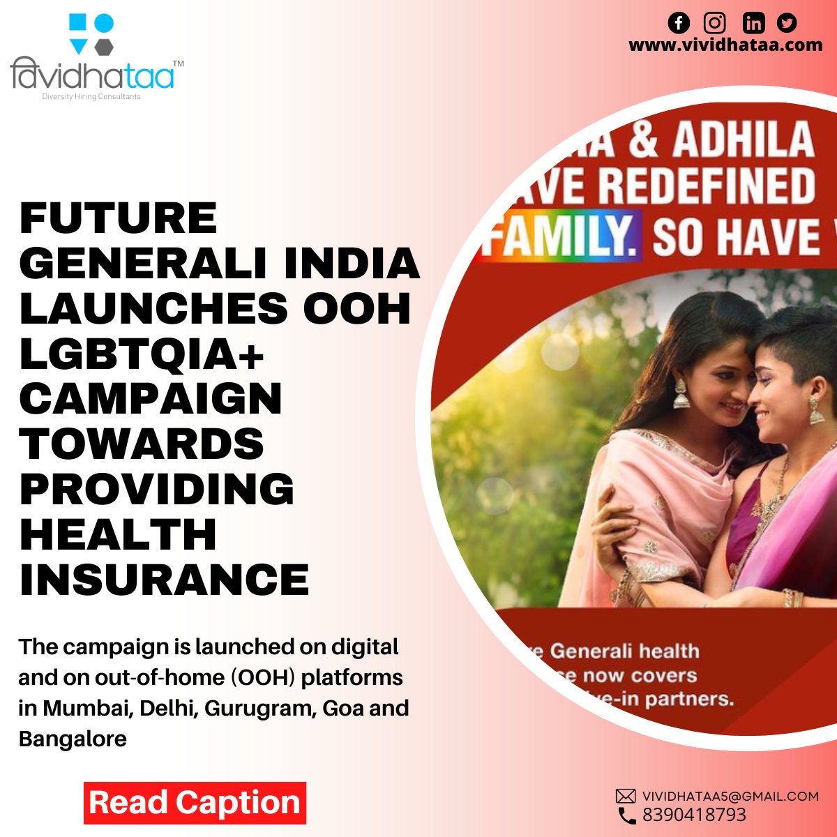 vividhataa's tweet photo. Source: https://t.co/qTeQpH8ot7

#healthinsurance #redefiningfamily #futuregenerali #lgbtqia #lgbtqiaplus #lgbt #samesex #liveinpartners #livein #lesbian #gay #bisexual #trans #transgender #outofhomeadvertising #outofhome #ooh #oohcampaign #digital #opportunity #insurance #retail https://t.co/k9MS7qrZ5O