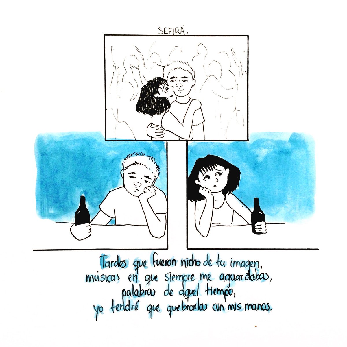Sefiramc's tweet photo. Ilustración del poema Ausencia de Jorge Luis Borges, aparecido en su primer poemario Fervor de Buenos Aires, y que refleja un sentimiento que muchos experimentamos por estas épocas.
#borges #poemas #ilustracion #ilustration #originalcharacter #nostalgia #poetry https://t.co/z4FL80zFDL