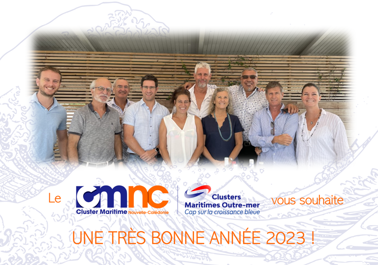 Le Cluster Maritime de #NouvelleCaledonie et son conseil d’administration vous souhaitent une #bonneannee2023 pleine de #réussites et de nouveaux #projets !