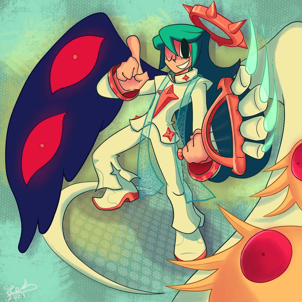 Sandpaperdotcom's tweet image. ✨FANART FRENZY DAYS 3-4✨

@IonicIsaac’s Lumio!💫