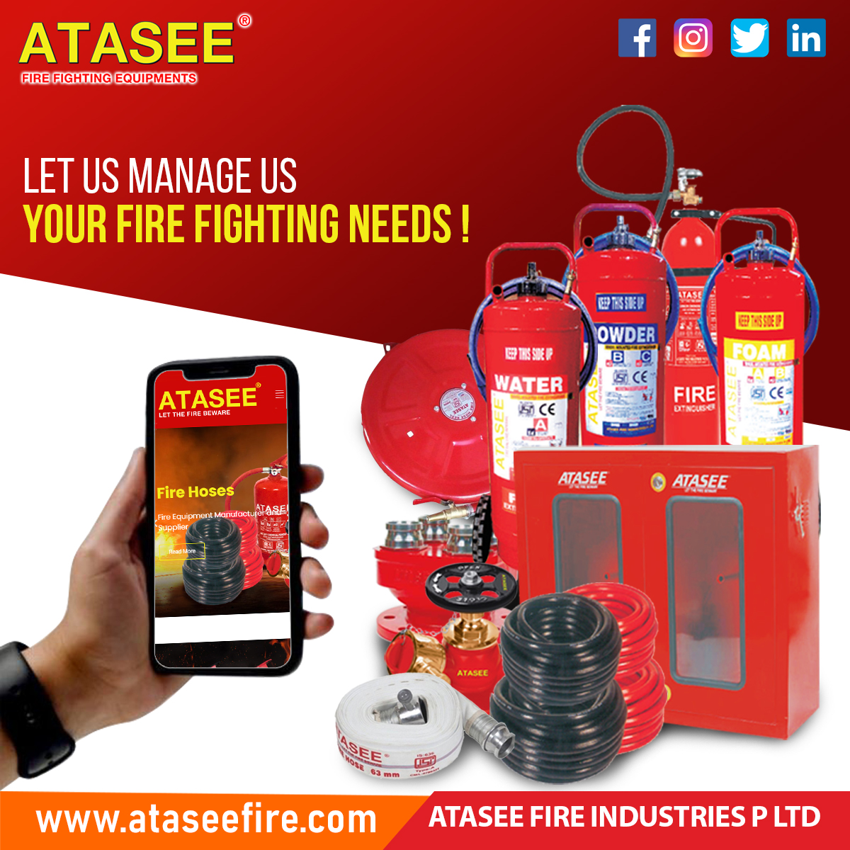 atassefire's tweet image. Let us manage us your fire fighting needs. 

#firefighting #firefightingsystem #firefightingequipment #firesafety #FireSafetyTips #firesafetytips #firesafetytraining #FireSafetyAwareness #firesafetyequipment