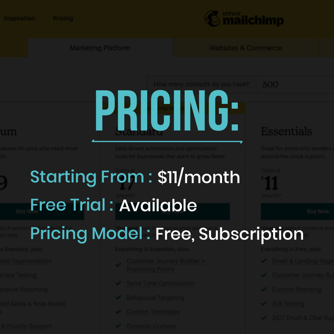 try_cyfer's tweet photo. Mailchimp's all-in-one Advertising Platform assists small businesses in branding smarter, allowing them to grow more quickly.

#trycyfer #digitaltools #digitalmarketingindia #digitalmarketingtools #mailchimp #emailmarketing #emailmarketingtips https://t.co/jSmayQoVHH