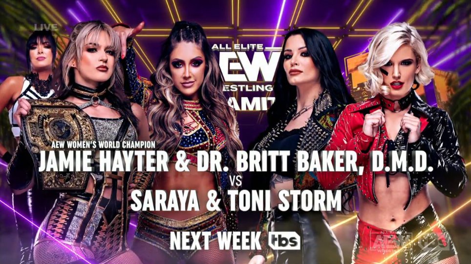 WrestlingCovers's tweet photo. TK is not playing around this year.
Next week's #AEWDynamite is loaded!! https://t.co/0OnB07hGl7