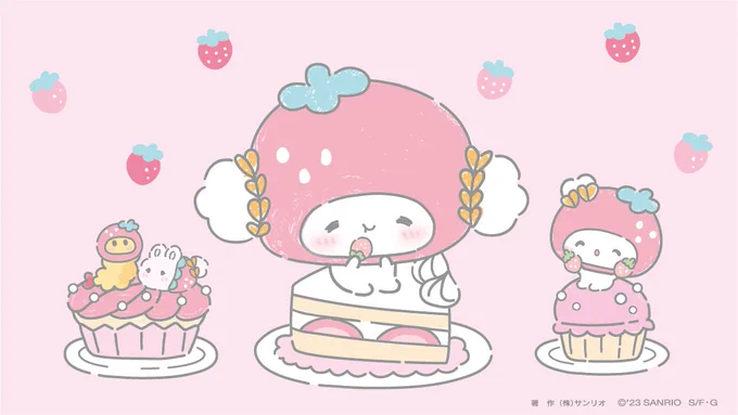 ケーキのいちご、 さいしょに食べるか さいごまでとっておくか 迷うみゅん・・ みんなはどっちみゅん・・?#こぎみゅん #いちごの日 