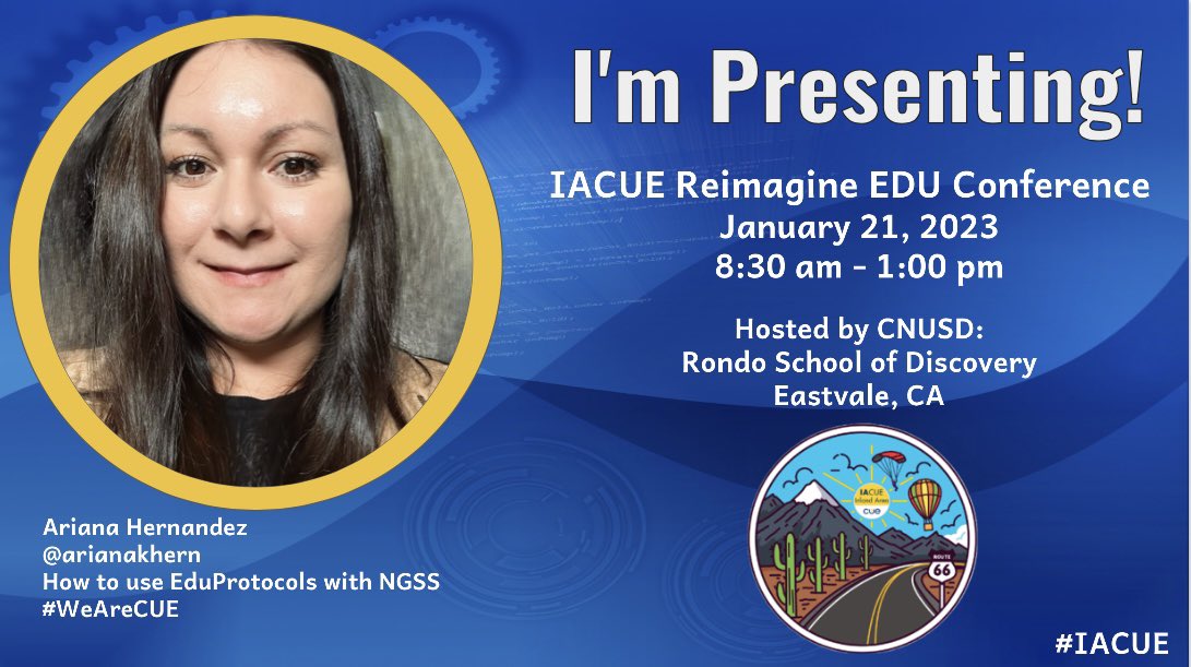 arianakhern's tweet photo. Join us at the @IACUE Reimagine EDU Conference on January 21st! There’s still time to register!
https://t.co/HP636qCQs1
#EDUProtocols #science #contentliteracy #iacue https://t.co/POs98PrN5k