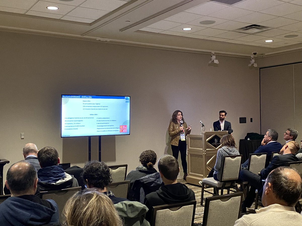 Une délégation #Occitanie avec 28 entreprises 4 innovations awards 👏 des ateliers préparatoires 👉 cette année un accompagnement en #com #digital par les étudiants de l’<a href="/IAE_Montpellier/">IAE Montpellier</a> du #master #emarketing merci 🙏 <a href="/annebaraille/">Anne Baraillé-Combe</a> Cc <a href="/Philippe_Auge/">Philippe Augé</a> <a href="/CaroleDelga/">Carole Delga</a> <a href="/JBenabdillah/">Jalil Benabdillah</a>
