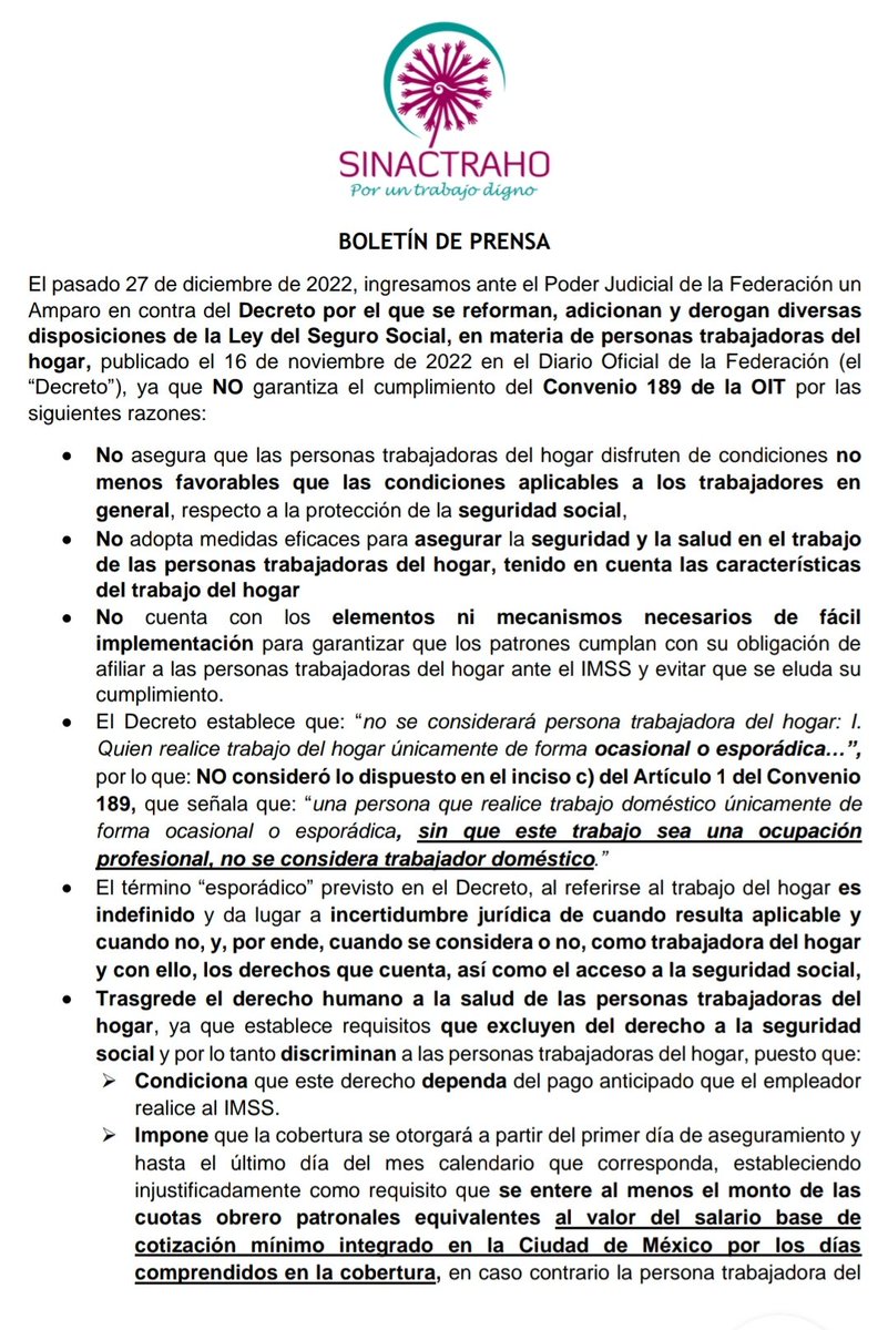 SINACTRAHO tweet media