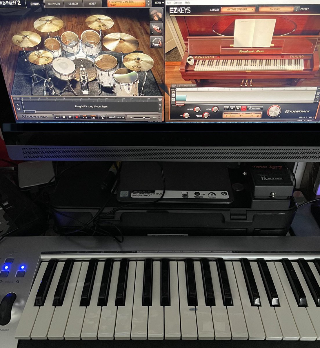 cucurbitophobia's tweet image. Pre-production. 🔥
#toontrack
#ezkeys
#ezdrummer