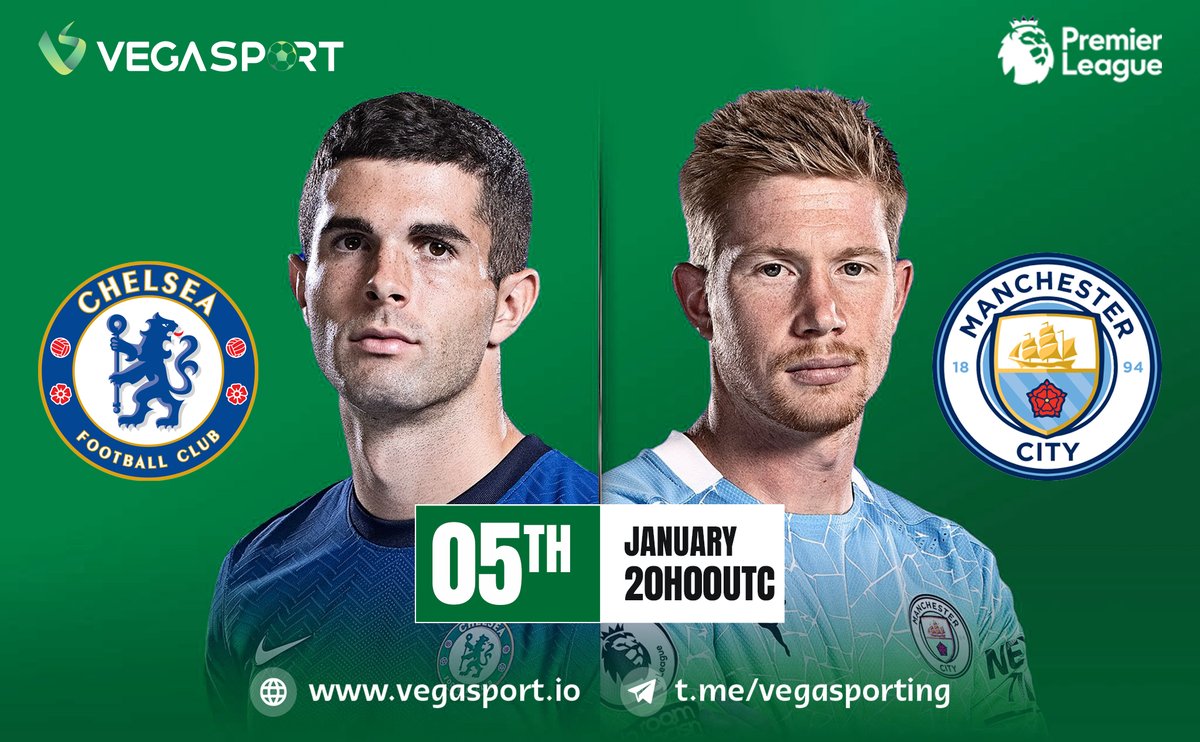 #ManCity is still the strongest attacking team in the Premier League. Meeting Man City at this moment is a big challenge for #Chelsea
Which team do you think will win in such a thrilling match? Don't miss out and support your team at #VegaSport 🏆
Website: vegasport.io/match/612
