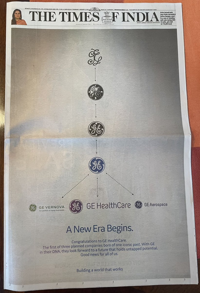 Go <a href="/GEHealthCare/">GE HealthCare</a>! Change the world of precision care!