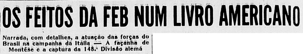 sentandoapua's tweet photo. Notícias da 2ª Guerra: 05JAN1946-Os feitos da FEB num livro americano https://t.co/Y74gwsUQaR
#JAN46 #ANoite #EUA #livro https://t.co/nGPaeXXwW9