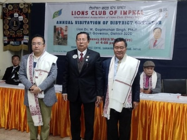 Felicitation by District Governor Dist322D, Lion Dr. W. Gopimohan on being MJF. #LionsClubsInternational