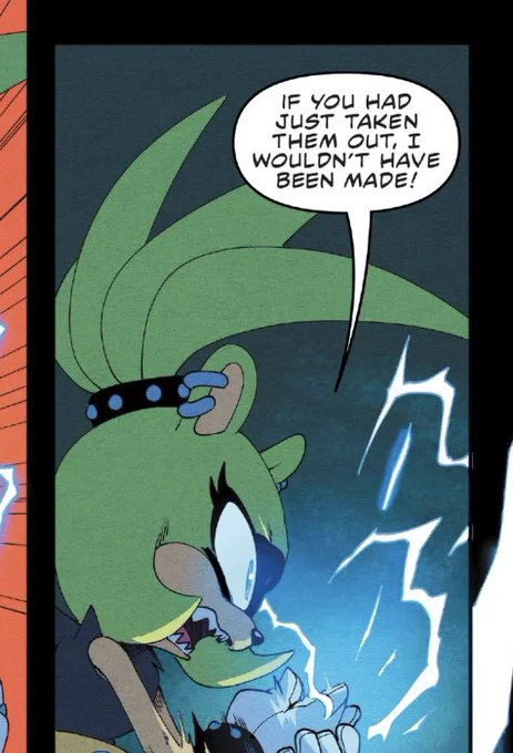 It's not like they ARENT aware of this. Surge got a whole page where she said this to his face. Does he take it seriously? No. But it's acknowledged. 