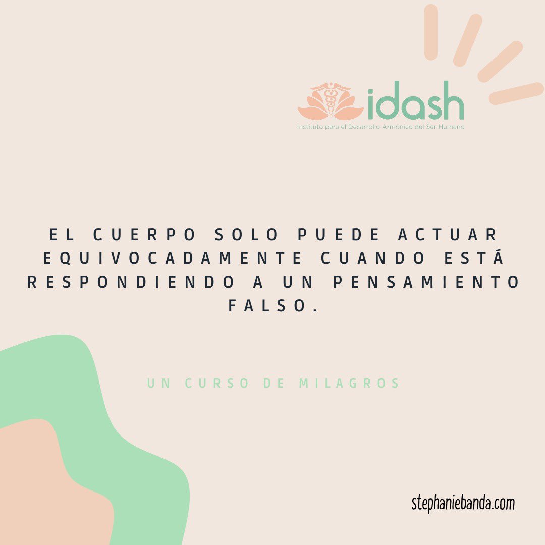 _StephanieBanda's tweet photo. Cuando tu cuerpo lo usas para propósitos del ego, inevitablemente enfermará…
Cuando lo usas para propósitos del espíritu, el cuerpo permanecerá en perfecto estado, sin excepción ❤️

 @stephanie_banda_sb @idash_mx 

#Despierta #PsicoterapiaEspiritual #StephanieBanda #UCDM https://t.co/UOsxeLcz5O