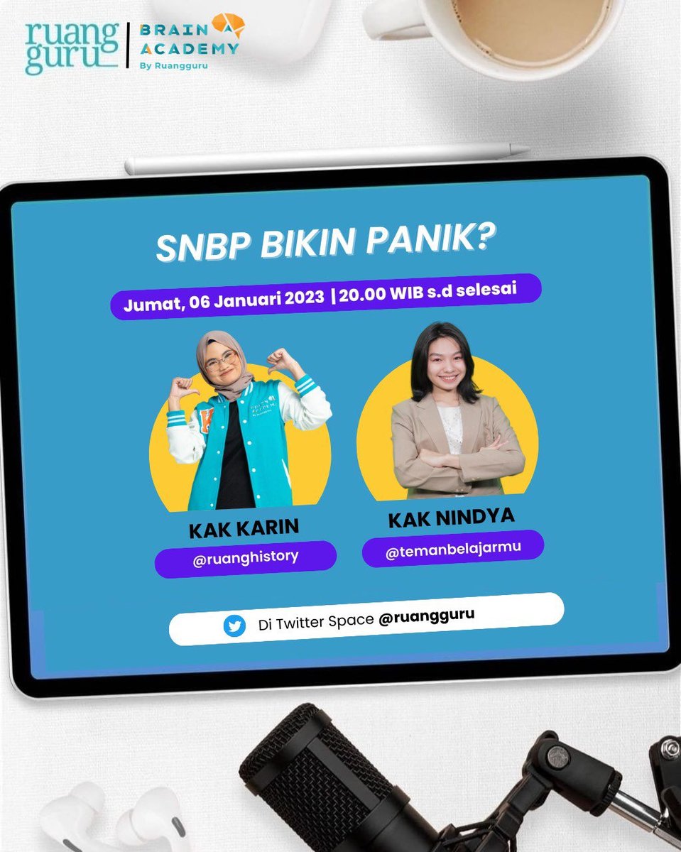 ruangguru's tweet photo. 🎊𝐒𝐍𝐁𝐏 𝐁𝐢𝐤𝐢𝐧 𝐏𝐚𝐧𝐢𝐤?🎊

Baru awal tahun namun kita sudah dihadapkan sesuatu yang baru yaitu SNBP😤

Apakah SNBP ini akan memberikan kalian status mahasiswa baru? atau justru menghadirkan kepanikan baru?

"Takut ga eligible."
"Takut salah pilih kampus dan jurusan." https://t.co/Djavpv8QKo