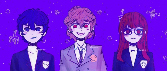 royal trio + omori#p5r #persona5royal #royaltrio #omori 