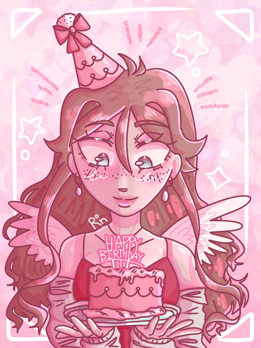 MochaCocoaPuff's tweet photo. birthday gift for me 🤍
this is our year ! love you all 
xoxo 
#birthday #art https://t.co/Ff06L0wYJY