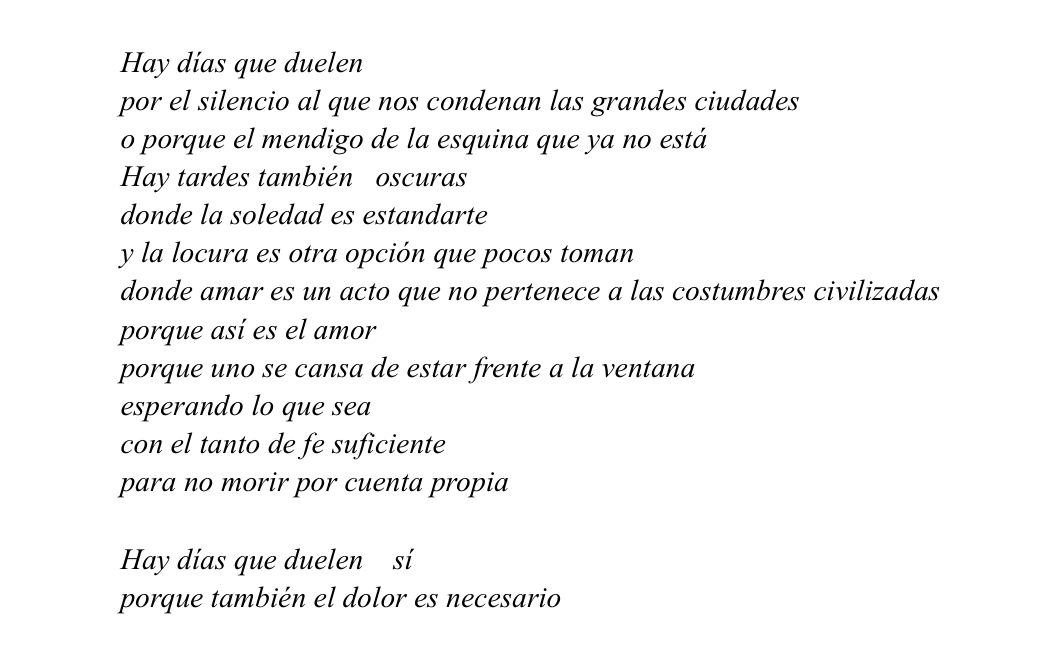 mikhailenko's tweet photo. Un poema necesario para estos días fríos. Es del poeta mexicano Álvaro Solís. https://t.co/88J3pyvRJp