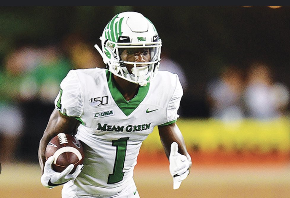 After a great talk with @CoachClayJ I am blessed to receive an offer from the University of North Texas @jacorynichols @RivalsNick @MikeRoach247 @RecruitEastside