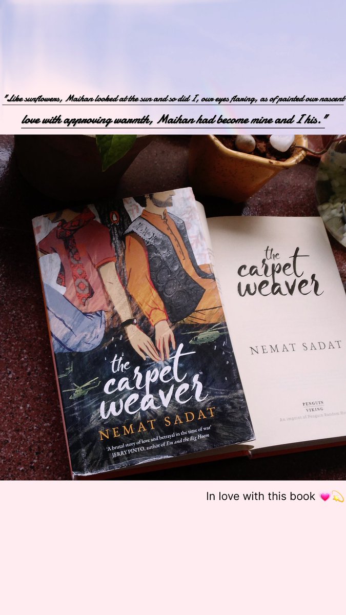 Ahalyaa005's tweet photo. The carpet weaver. 
I finished reading this book today and I felt my heart ache for kanishka the main lead. This story was a Rollercoaster of emotions and love. I am thanking the writer for this masterpiece. I am glad I get to read this amazing book. https://t.co/LApoQU641Q
