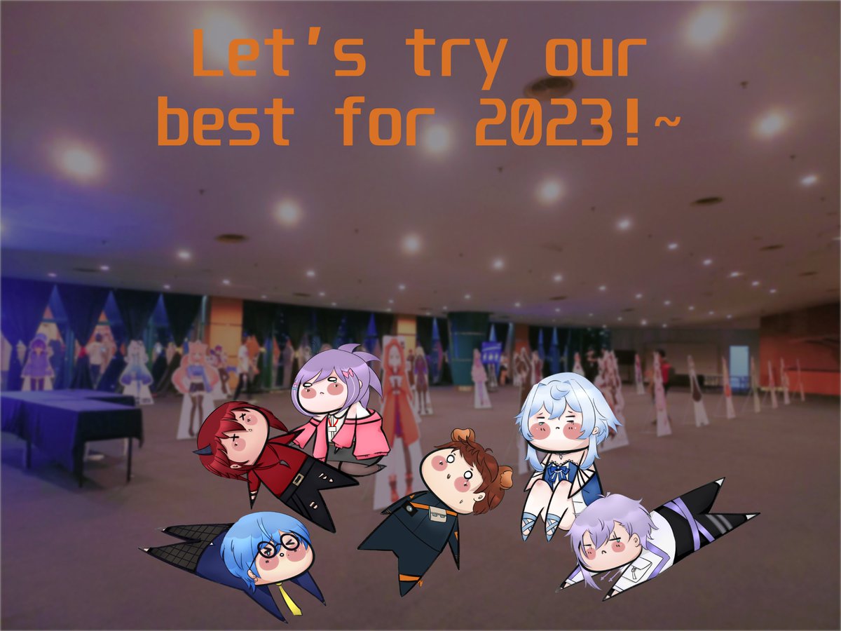 psy8_media's tweet photo. I think this is the best time to say this since it's 2023. On behalf of me &amp; the team we would like to say a big TQVM to everyone that supported the first Malaysian VTuber Showcase during #AniManGaki2022 !

All I can say now is, AMG2023 will be a big surprise 🥳🎉#MyVT  #MYVTuber https://t.co/oBaWSQaW8p