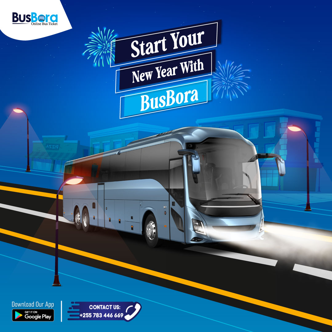 New Year, New Journey!!

Book tickets with busbora to travel comfortably from anywhere in Tanzania including Dar es salaam, Arusha, Dodoma, Mwanga, Nzega, Mbeya, Tabora, Moshi, Rombo, Kiomboi.

#busticket #tanzania #busbora #hapoynewyear #ticketbooking #arushatanzania