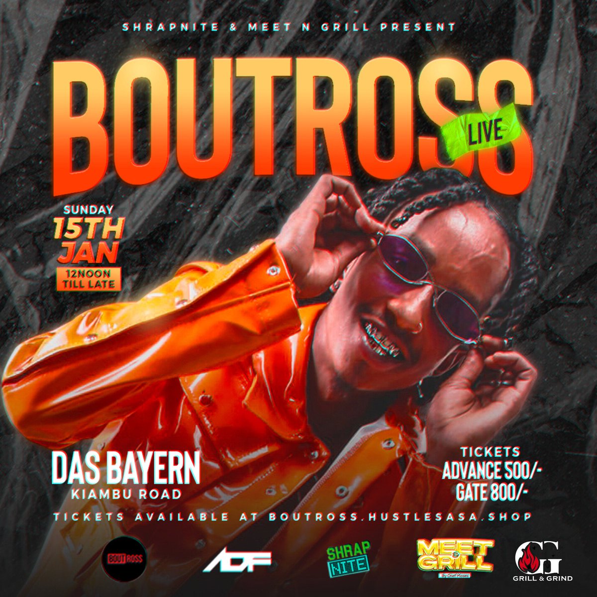 MosesMooz's tweet photo. Boutross Live @Boutross_Munene At Das Bayern On 15th Jan... Pull Up, Catch A  Vibe #meetandgrill_ke #baha https://t.co/e7y2rt3QIA