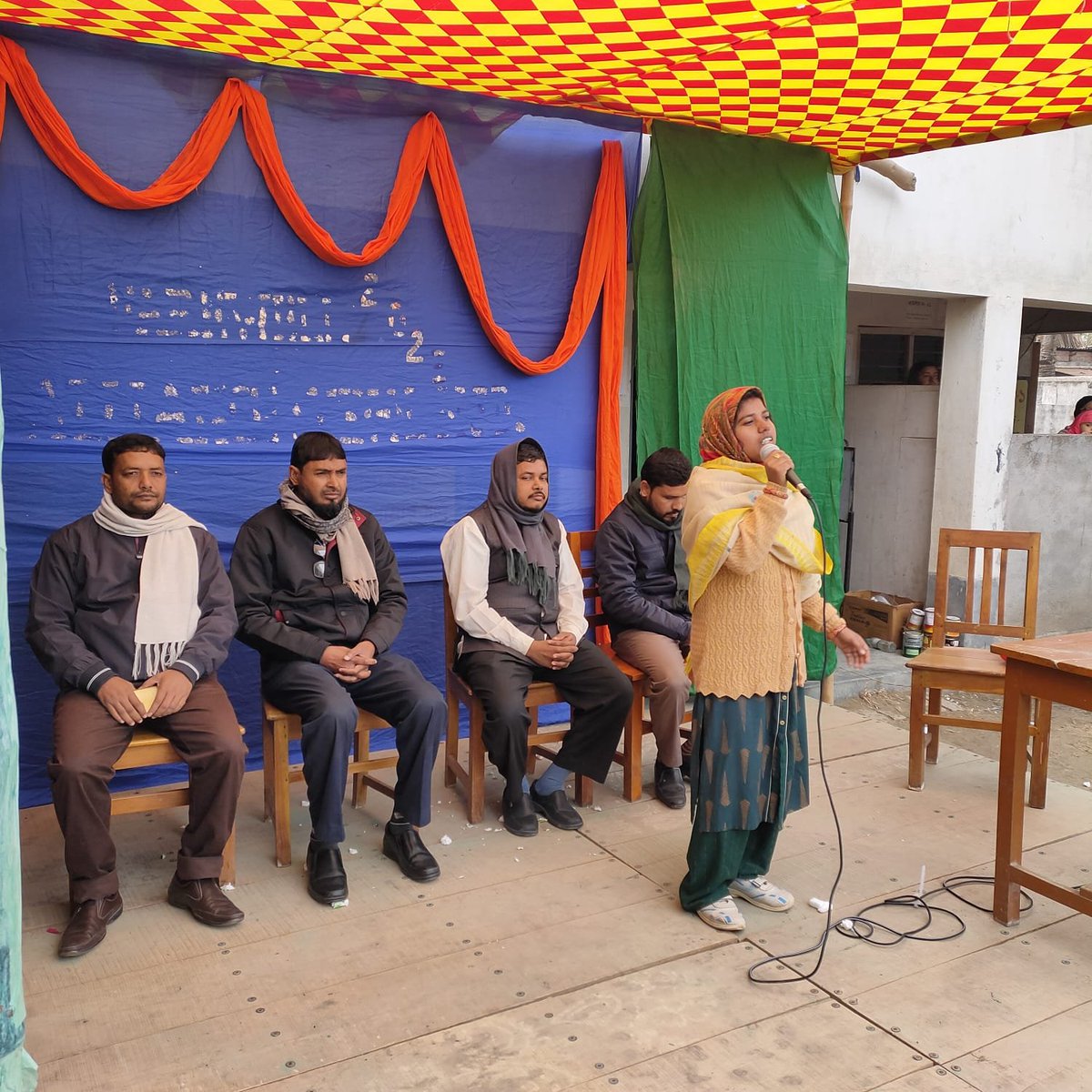 Yesterday @ Alliance School. A parent meeting at the start of the new session. Jazakallah for supporting.