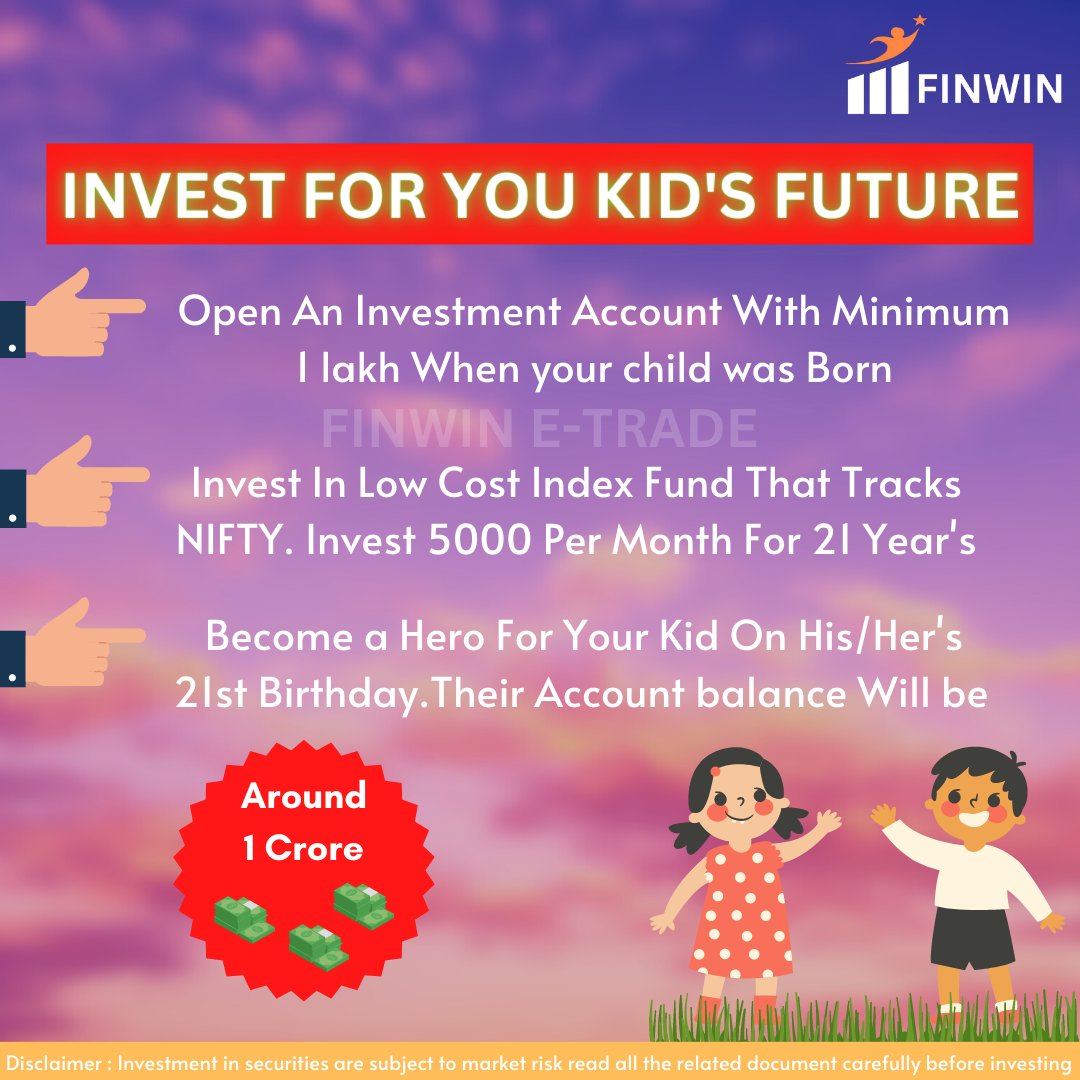 Finwinetrade's tweet photo. invest for your kid's future
open your demat account now start trading with us.
fill the form for further information
👉https://t.co/Q8ScUVybb9
#sharemarkettraining #coursesoffer #trainingsession #priceactiontraining #priceactionclasses #sharemarket #trading #institute https://t.co/dgJFfSQopG