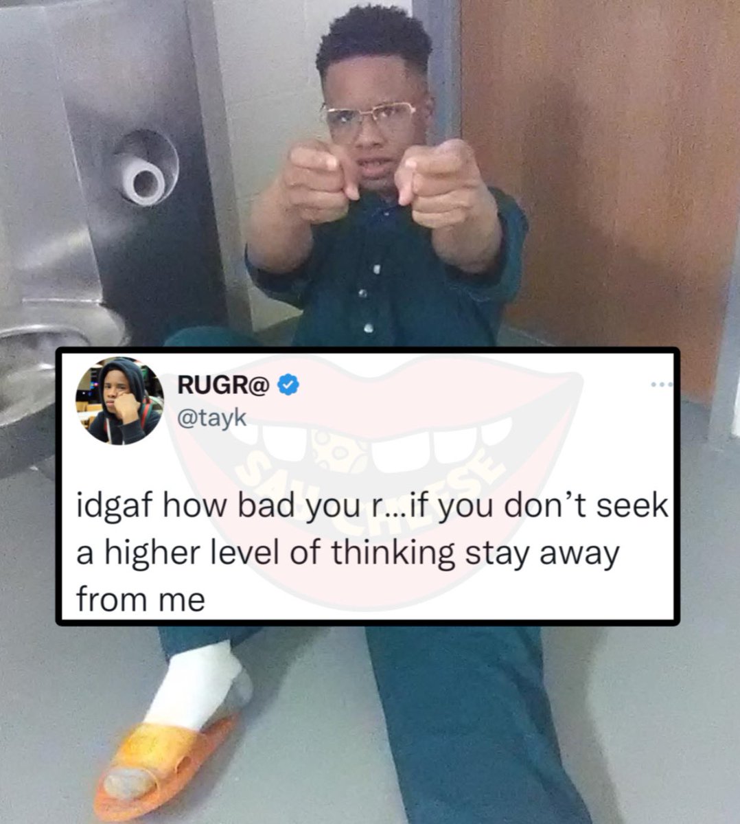 SAY CHEESE! ๐๐ง (@saycheesedgtl) on Twitter photo Tay-K says he doesnโt want girls who donโt seek a higher level of thinking Tay-K says he doesnโt want girls who donโt seek a higher level of thinking