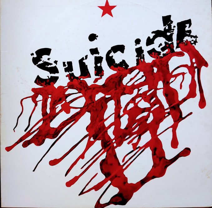 Suicide - Suicide (77)米オリジナル盤。このアルバムは好きすぎて去年我慢できず購入。B面の10分ある"Frankie Teardrop"はいつ聴いていも目が冴える。最高! 