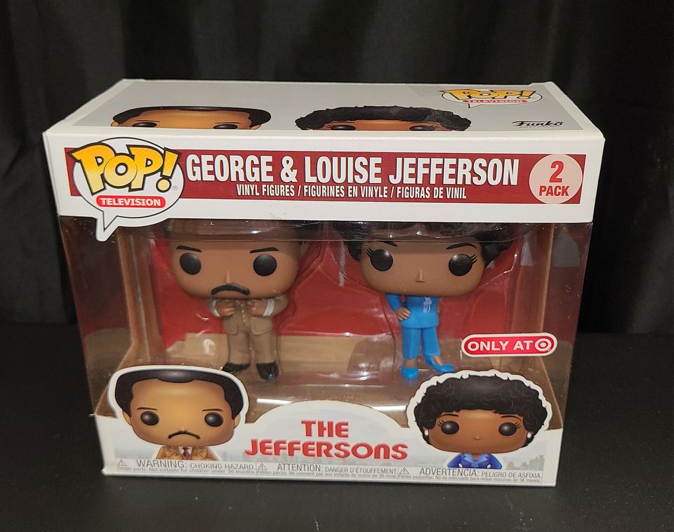 hodge_tastic's tweet photo. George &amp; Louise Jefferson $40 #georgeandlouise #thejeffersons #allinthefamily #movinonup #funkopops #funkopop #funko #funkoshops #sanantonio #universalcity #texas #hodgepodgetastic https://t.co/54vbW1VqpK