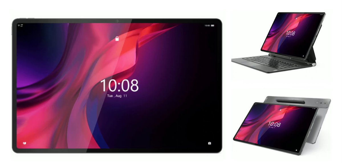 AM_Sami01's tweet photo. #Lenevo's new flagship tablet features,

★14.5" (3000*1876p,Dolby Vision) 3K OLED screen
★Dimensity9000 SoC
★upto 12GB Ram
★8x JBL speakers,key pen
★Can open upto 10 small multi-tasking windows at a time https://t.co/aOrG5GIeNk