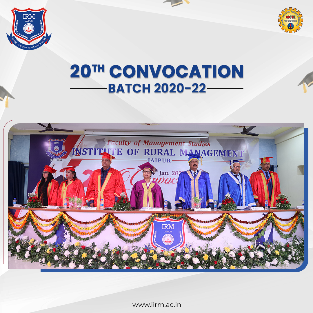 fmsirm's tweet photo. The 20th Convocation at FMS-IRM was organized for the Batch 2020-22 on 4th January 2023. It was a time of celebration where students were lauded for the efforts they put in to obtain their degrees. 

#FMSIRM #20thConvocation https://t.co/m5oKMz3uUa