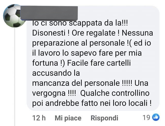 anikeatable's tweet photo. Si tratta del negozio Cospalat e visto che è vicino a dove abitavo tanti anni fa sono andata a leggermi un po' di commenti sotto le notizie locali e chissà perché non mi sorprende per nulla.
Ennesimi sfruttatori che fanno solo bene a chiudere. https://t.co/QHNSPdfg9n