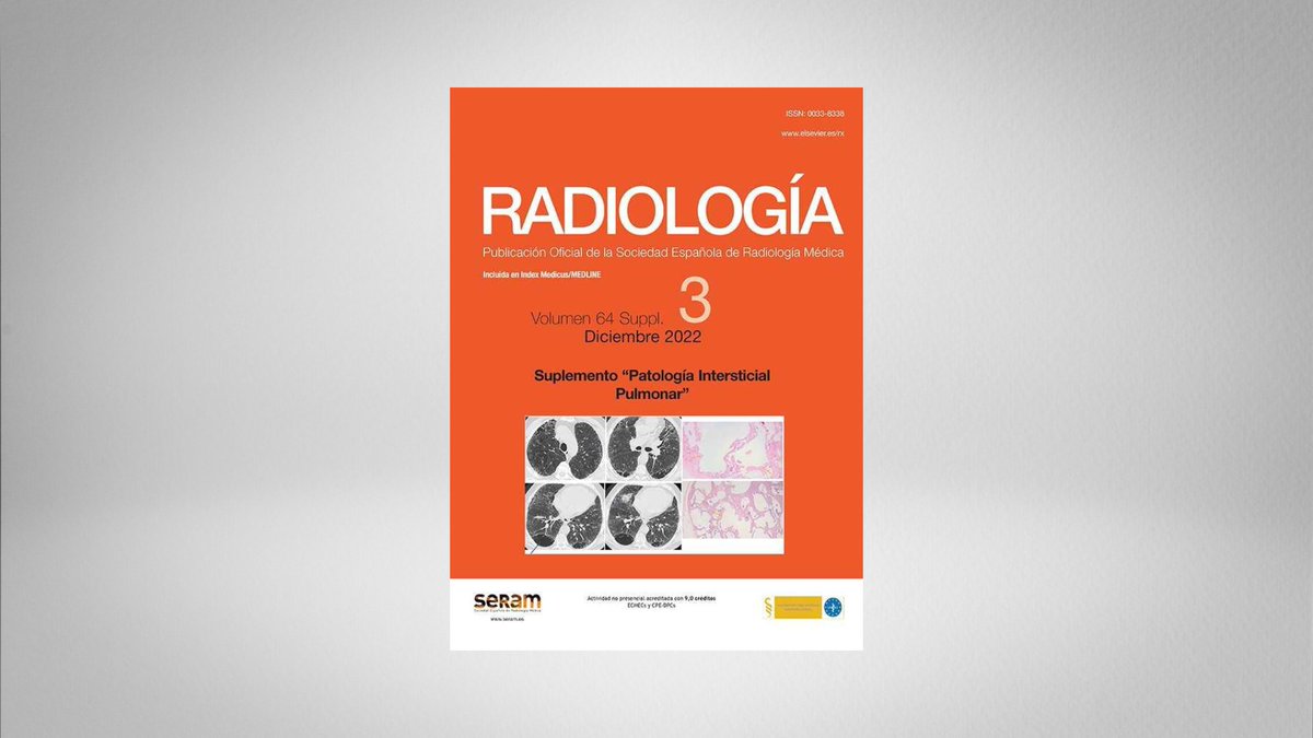 SERAM_RX's tweet photo. ¡No te pierdas el nuevo suplemento de la @RevistaRADIOLO2! 

🫁📄Una colección de artículos que ahondan en la patología #Intersticial pulmonar 

Accede aquí▶️ https://t.co/cVpEhhBnel https://t.co/mCV04YqTPT