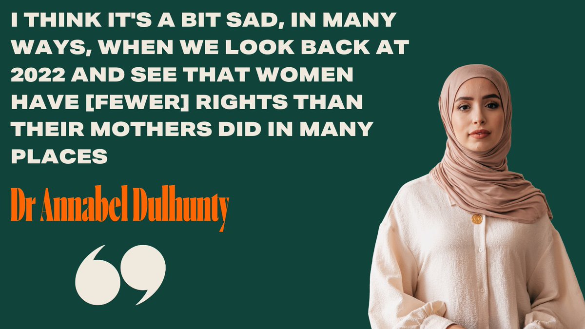 Across the globe, women’s choices are restricted, their voices silenced, and liberties taken away. 

We hope that this new year brings the progress, change and peace for the women and girls that need it the most. (1/2)