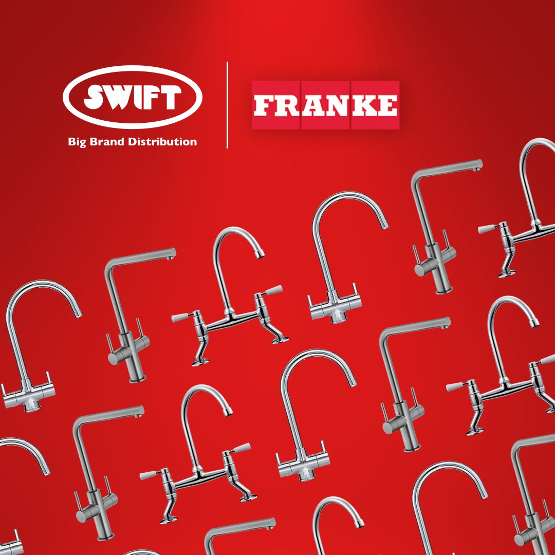 swiftelectrical's tweet photo. The Franke tap range features cutting edge design and a whole host of innovative features. Have a browse on our Swift Store 👉 https://t.co/ohvkjjZXbv

#swift #swiftuk #franke #taps #kitchentaps #retail #wholesaler #kitchendesign https://t.co/fGL6iW1n1E