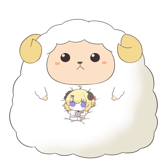 もふっ #つのまきあーと 