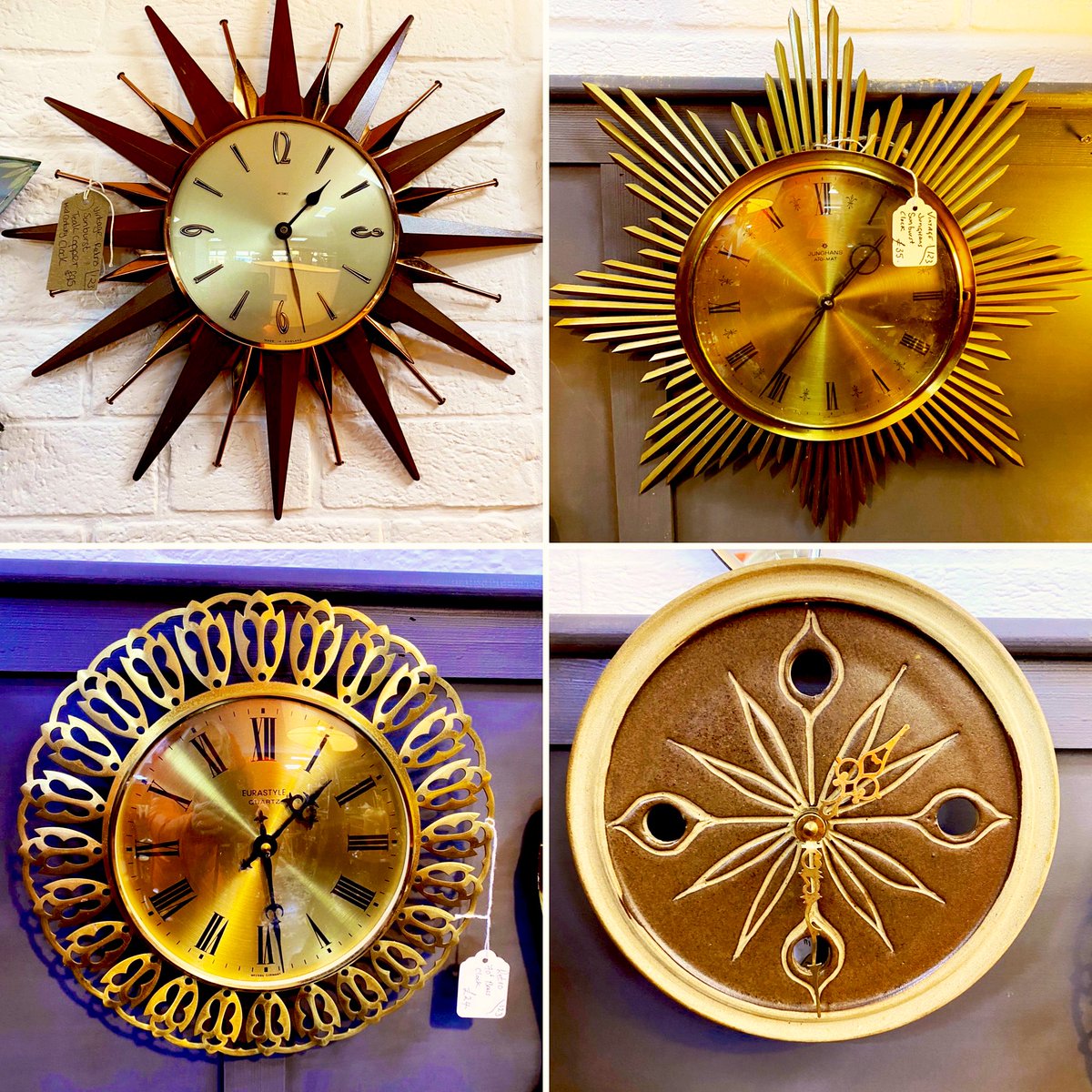 astraantiques's tweet image. Which one would you choose? #unit123 #retroclocks #midcenturyclocks #retrohome #midcenturyhome #getthemquick #midcenturymodern #astraantiquescentre #hemswell #lincolnshire #retrocollective #thursday #shoplocal