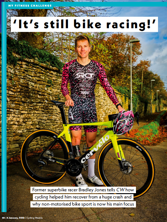 🆕 <a href="/cyclingweekly/">Cycling Weekly</a> 5th January issue 📖 

In Fitness this week: 

▶️ MAKE, BAKE, BIKE: How to make your own energy bars, with <a href="/Tom_couzens/">Tom Couzens</a> 🍫
  
▶️ MY FITNESS CHALLENGE: Former superbike star <a href="/12BradJones/">Brad Jones</a> on his switch to bicycle racing 🏍️➡️🚲
