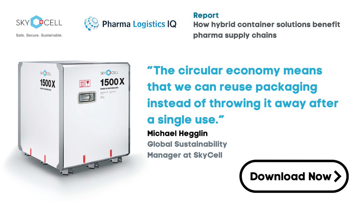 The future of the #supplychain: Hybrid solutions &amp; technology

We surveyed our members to learn key logistical concerns when transporting temperature-sensitive medication. 

Read the findings now in our market report with <a href="/SkyCellCH/">SkyCell</a> 

✅ Download now: ow.ly/1ybo50Lq403