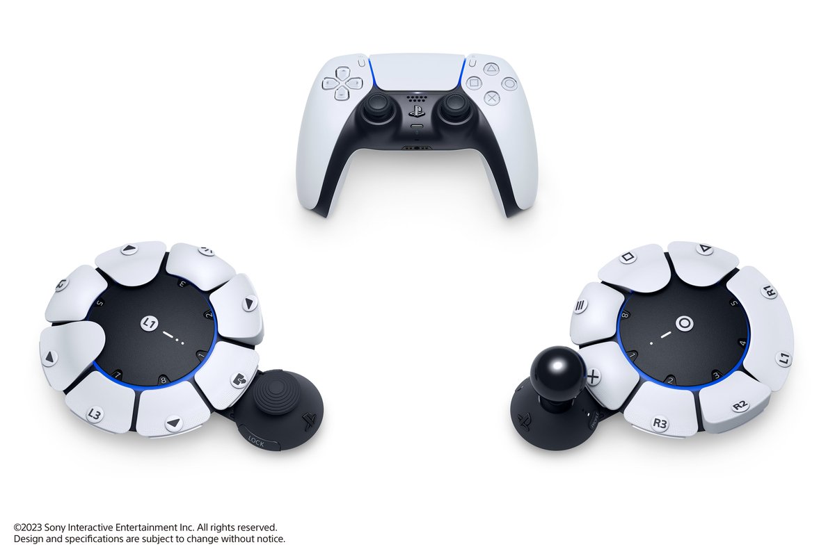 PlayStationUK's tweet photo. Introducing Project Leonardo for PS5, a highly customisable accessibility controller kit designed to help players with disabilities play more easily, more comfortably, and for longer periods.

More info: https://t.co/UuYuBIGPad https://t.co/Azd5w9Kqd5