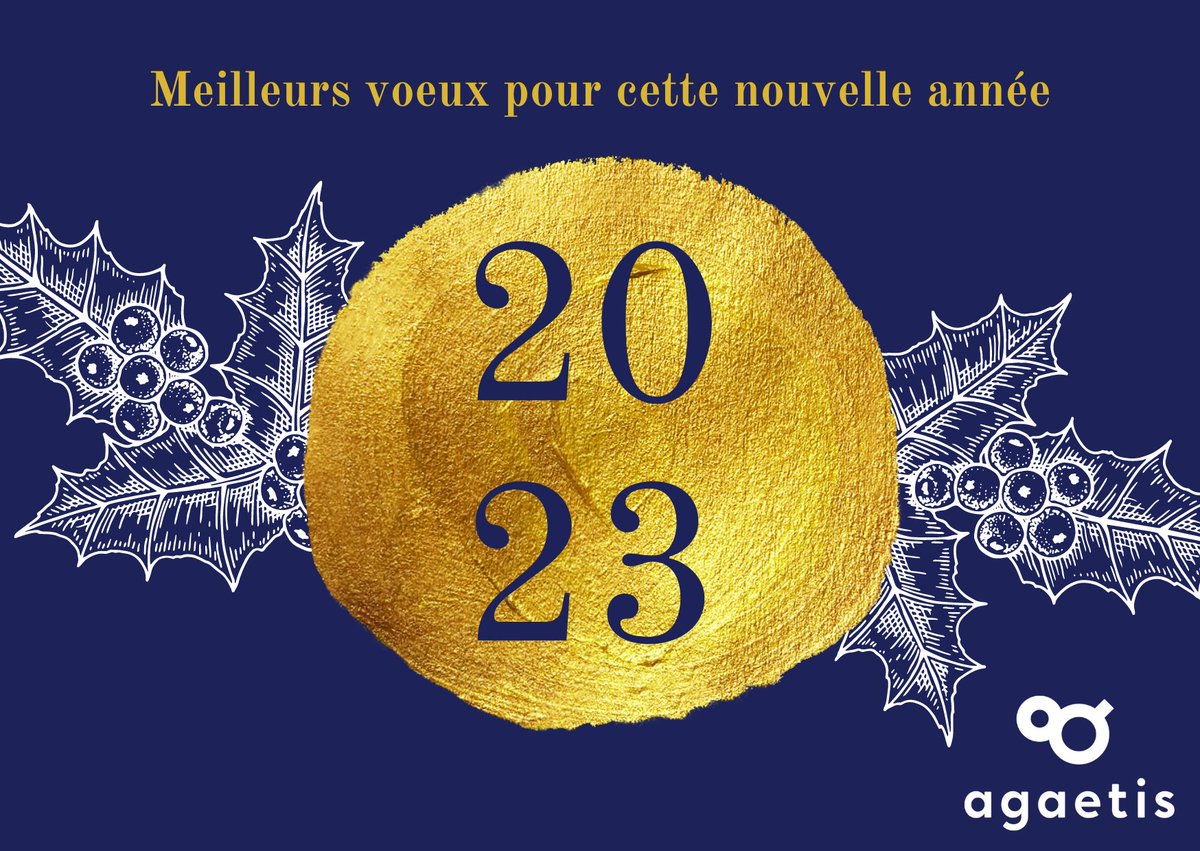 🎉 #Bonneannée2023 ! Toute l’équipe Agaetis vous présente ses meilleurs voeux pour cette #nouvelleannée !
Merci d’avoir passé l’année qui vient de s’écouler à nos côtés, merci de votre confiance et merci pour vos projets toujours plus stimulant 🤝